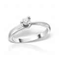 Inel de logodnă aur 18 kt cu diamant I 011L