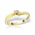 Inel de logodnă aur 18 kt cu diamant I 017L
