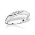 Inel de logodnă din aur 18 kt cu diamante I 045L