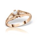 Inel de logodnă aur 18 kt cu diamant I 070L