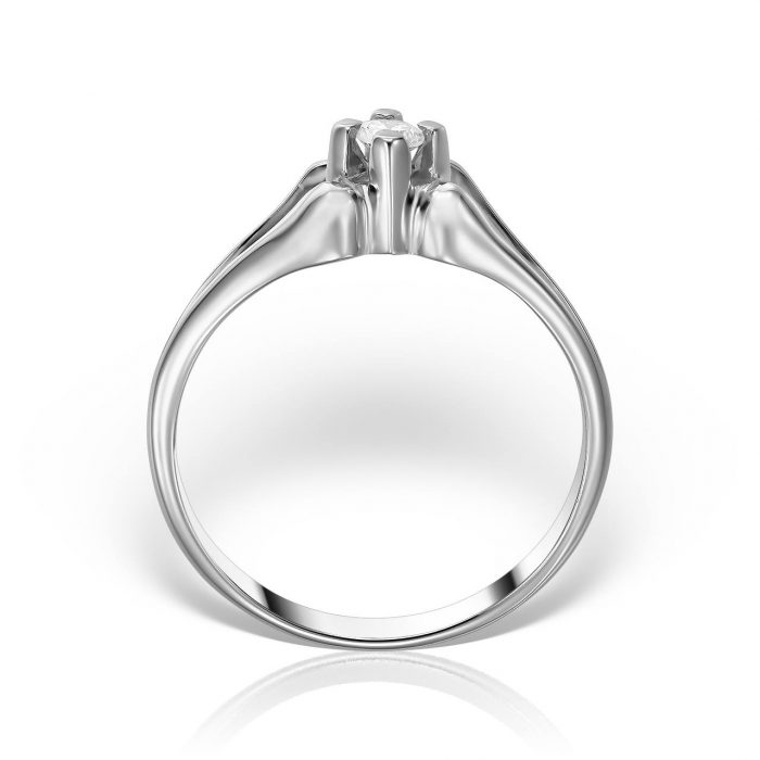 Inel de logodnă aur 18 kt cu diamant I 070L
