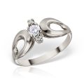 Inel aur 14 kt cu zirconia I 545S