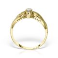 Inel aur 14 kt cu zirconia I 545S