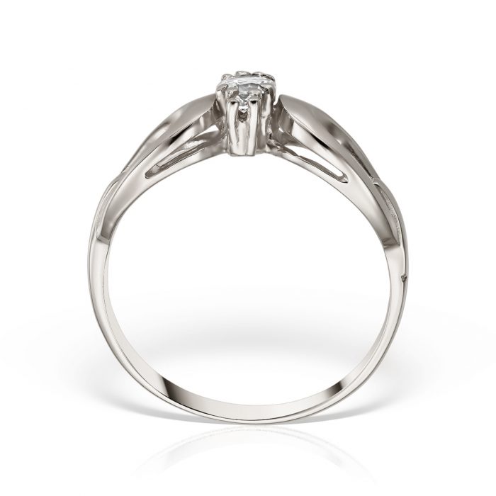 Inel aur 14 kt cu zirconia I 545S