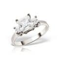 Inel de logodnă aur 14 kt cu zirconia I 392S