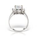 Inel de logodnă aur 14 kt cu zirconia I 392S