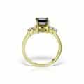 Inel de logodnă din aur 14 kt cu zirconia diverse culori I 636S