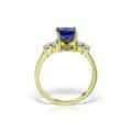 Inel de logodnă din aur 14 kt cu zirconia diverse culori I 636S
