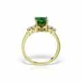 Inel de logodnă din aur 14 kt cu zirconia diverse culori I 636S
