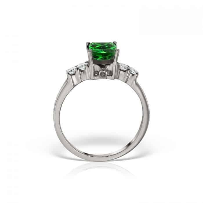 Inel de logodnă din aur 14 kt cu zirconia diverse culori I 636S