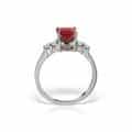 Inel de logodnă din aur 14 kt cu zirconia diverse culori I 636S