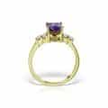Inel de logodnă din aur 14 kt cu zirconia diverse culori I 636S