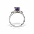 Inel de logodnă din aur 14 kt cu zirconia diverse culori I 636S