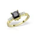 Inel de logodnă din aur 14 kt cu zirconia diverse culori I 636S