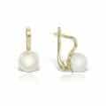 Cercei cu perle, aur 14 kt, C S14C