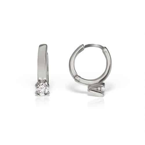 Cercei aur copii, 14 kt, zirconii diverse culori, C 238S