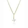 Pandantiv P 115S, aur 14 kt, zirconia