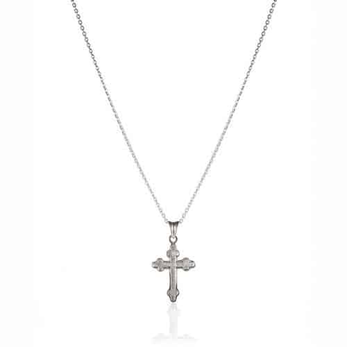Pandantiv P 117S, aur 14 kt, cruciuliță ortodoxă