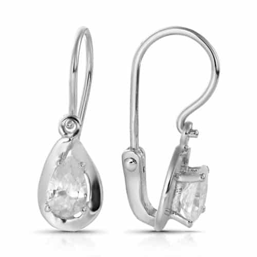 Cercei aur copii, 14 kt, zirconii diverse culori, C 246S