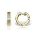 Cercei aur copii, 14 kt, zirconii diverse culori, C 281S