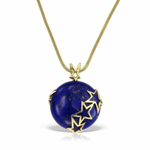 Pandantiv P 37HM, aur 14 kt, Lapis Lazuli