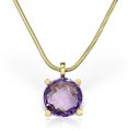 Pandantiv P S17C.1, aur 14 kt, ametist