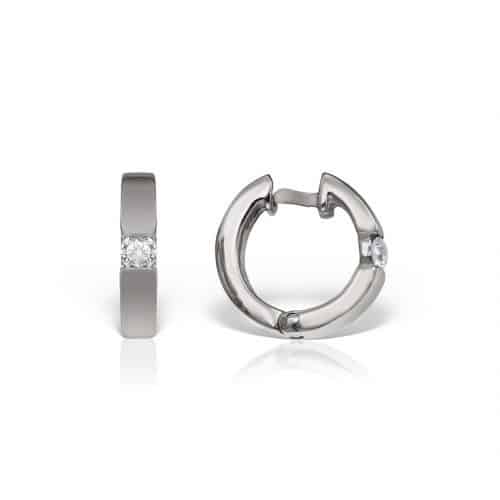 Cercei aur copii, 14 kt, zirconii diverse culori, C 281S