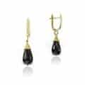 Cercei  cu onix negru, aur 14 kt, C S06C.1