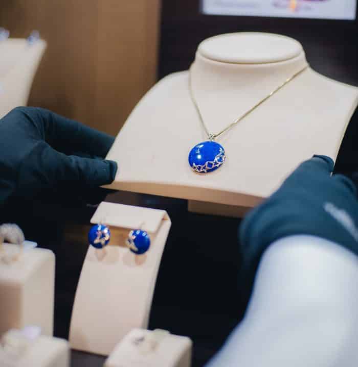 Pandantiv P 37HM, aur 14 kt, Lapis Lazuli