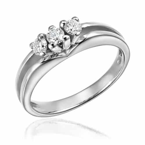 Inel aur 18 kt cu diamante I 099L