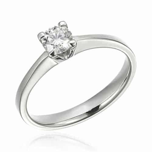 Inel de logodnă aur 18 kt cu diamant I 119L