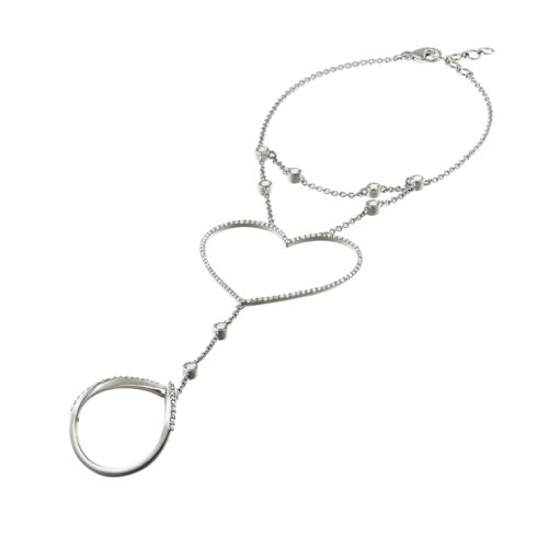 Brățară cu diamante GL.7396, aur alb 18 kt, colecția Gianni Lazzaro