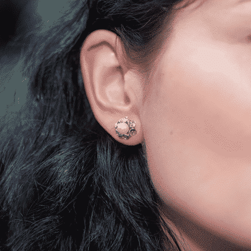 Cercei cu perle, aur 14 kt, C S19C