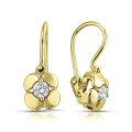 Cercei aur copii ,14 kt, pietre zirconia, C 269S
