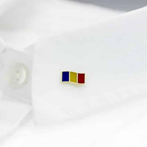 Pin aur Tricolorul României