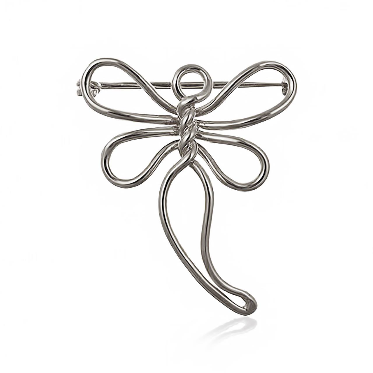 Broşă 04C, aur 14 kt, perlă