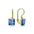 Cercei aur copii, 14 kt, zirconii diverse culori, C 257S