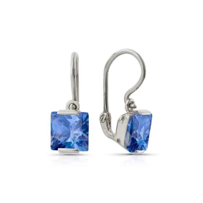 Cercei aur copii, 14 kt, zirconii diverse culori, C 257S