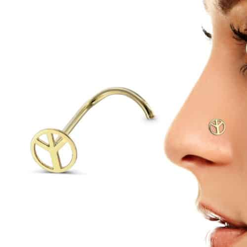 Piercing aur 14 kt nas MP.7
