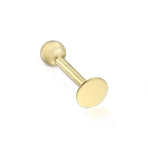 Piercing aur 14 kt nas și buză MP.2