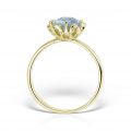 Inel aur 14 kt cu topaz I S21C.1