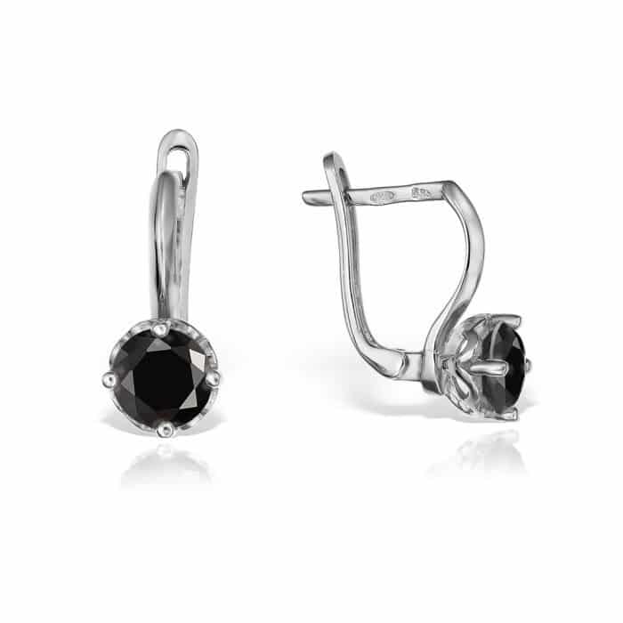 Cercei aur damă cu zirconii, 14 kt, C 339S