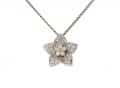 Pandantiv BB.233303, aur alb și rose, 14 kt, diamante