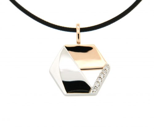 Pandant BB.233344, aur 14 kt, diamante