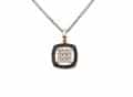 Pandant BB.233568, aur rose, 14 kt, diamante