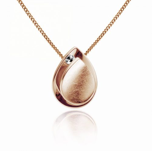 Pandantiv BB.242587, aur rose 14 kt, diamant