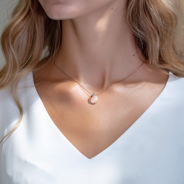 Pandantiv BB.242588, aur rose 14 kt, diamant
