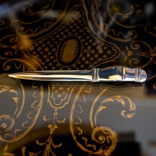 Cuţit corespondenţă din argint AR.1732