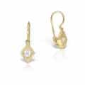 Cercei aur copii, 14 kt, zirconii diverse culori, C 364S