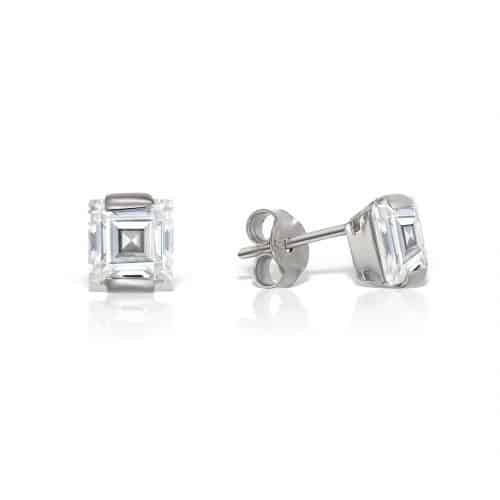 Cercei aur damă, 14 kt, zirconii diverse culori, C 111S